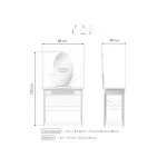 Туалетный столик Woodville 446222