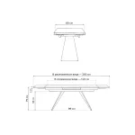 Обеденный стол Woodville 588008