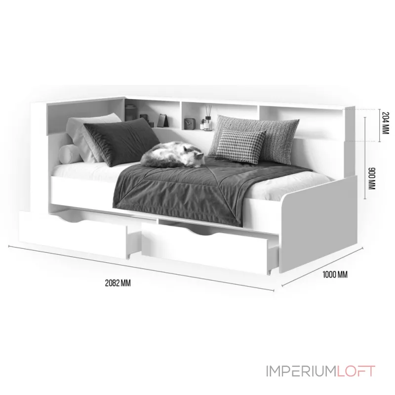 Кровать Woodville 602817 Кровать Woodville 602817