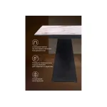 Стеклянный стол Woodville 553545