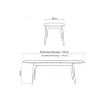Деревянный стол Woodville 620598