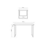 Деревянный стол Woodville 619208