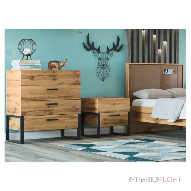 Прикроватная тумба Woodville 406523