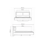 Кровать Woodville 533088