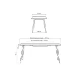 Деревянный стол Woodville 619216