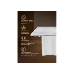 Стеклянный стол Woodville 621184