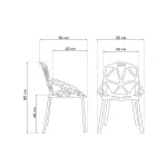 Пластиковый стул Woodville 11696