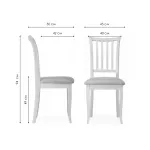 Деревянный стул Woodville 515972