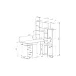 Компьютерный стол Woodville 328695