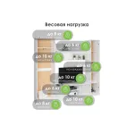Комплект мебели для гостинной Woodville 507393