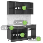 Кухня Woodville 608580