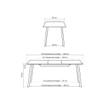 Деревянный стол Woodville 489608