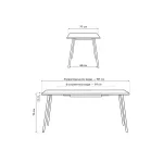 Деревянный стол Woodville 619217