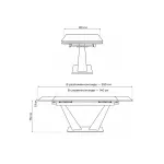 Обеденный стол Woodville 588011