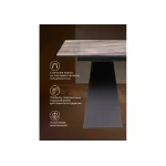 Стеклянный стол Woodville 553544