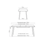 Деревянный стол Woodville 489606