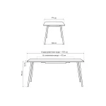 Деревянный стол Woodville 619218