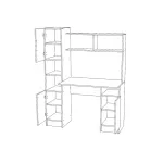 Компьютерный стол Woodville 602813