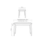 Деревянный стол Woodville 617345
