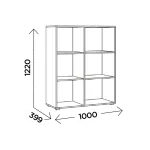 Стелаж Woodville 561141