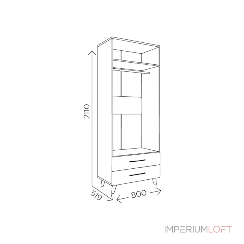 Шкаф Woodville 402334