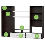 Комплект мебели для гостинной Woodville 499618