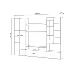 Комплект мебели для гостинной Woodville 499618