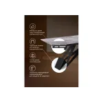 Стеклянный стол Woodville 625937