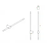 Бра ZORTES CRYSPY ZRS.1201.12 LED 12Вт от ImperiumLoft