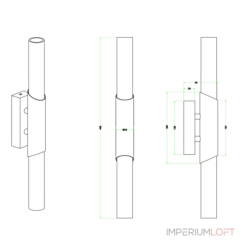 Бра ZORTES TWIN ZRS.19020.2 80Вт G9 от ImperiumLoft Бра ZORTES TWIN ZRS.19020.2 80Вт G9 от ImperiumLoft