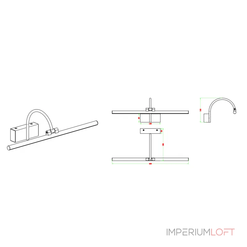 Бра ZORTES VEGIO ZRS.2886.12 LED 12Вт от ImperiumLoft Бра ZORTES VEGIO ZRS.2886.12 LED 12Вт от ImperiumLoft