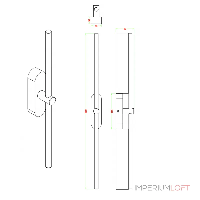 Бра ZORTES MAVY ZRS.90610.02 LED 18Вт от ImperiumLoft Бра ZORTES MAVY ZRS.90610.02 LED 18Вт от ImperiumLoft
