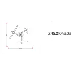 Подвесной Светильник ZORTES JESSY ZRS.01043.03 LED 45Вт от ImperiumLoft
