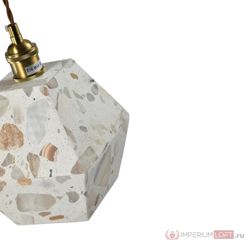Подвесной светильник Zortes Terrazzo ZRS.1878.01, Мощность - Зависит от лампы, Тип лампы: E27 от ImperiumLoft