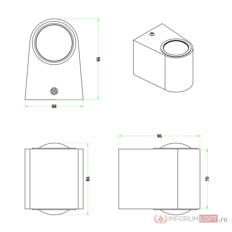 Бра ZORTES SCOUP ZRS.1823.02 LED 4Вт от ImperiumLoft