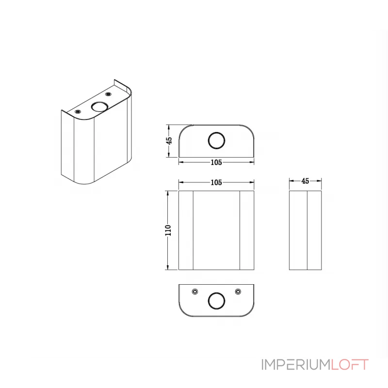 Бра ZORTES VITTO ZRS.9119.02 LED 2Вт от ImperiumLoft