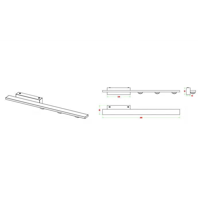 Бра ZORTES SCOUP ZRS.1823.50 LED 9Вт от ImperiumLoft
