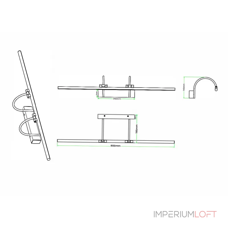 Бра ZORTES ARCHE ZRS.2826.18 LED 18Вт от ImperiumLoft Бра ZORTES ARCHE ZRS.2826.18 LED 18Вт от ImperiumLoft