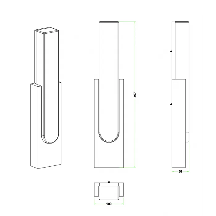 Бра ZORTES EGY ZRS.30514.05 LED 12Вт от ImperiumLoft