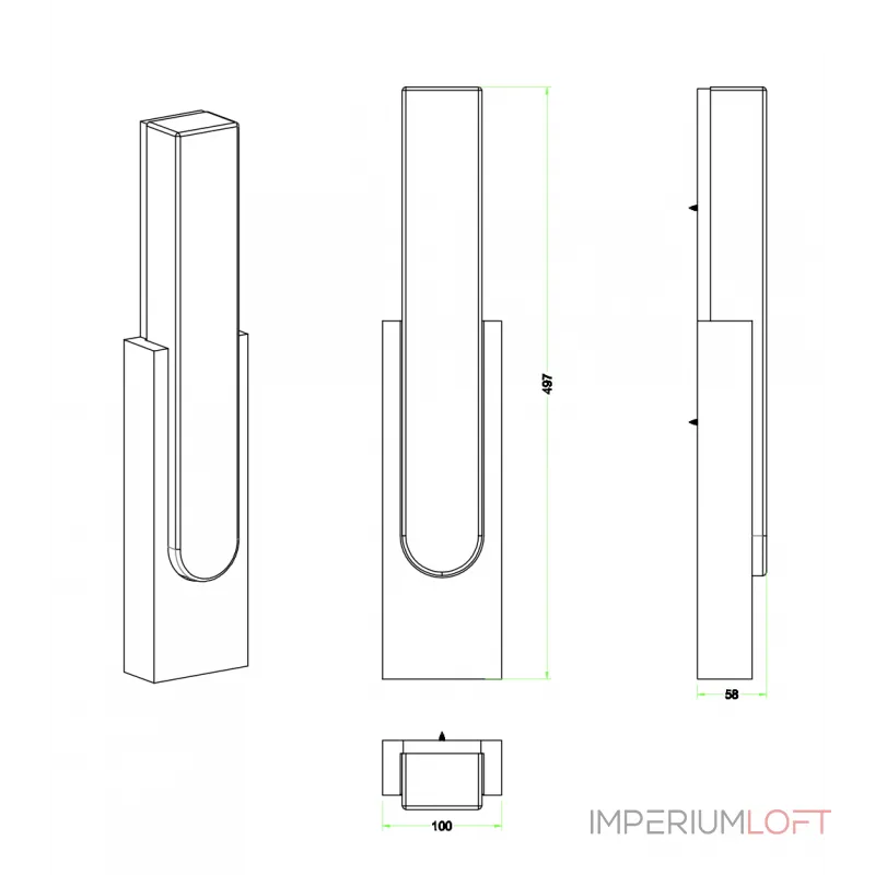Бра ZORTES EGY ZRS.30514.05 LED 12Вт от ImperiumLoft Бра ZORTES EGY ZRS.30514.05 LED 12Вт от ImperiumLoft