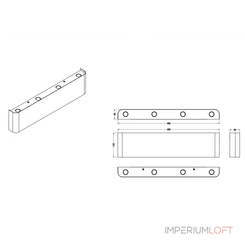 Бра ZORTES VITTO ZRS.9119.08 400Вт GU10 от ImperiumLoft Бра ZORTES VITTO ZRS.9119.08 400Вт GU10 от ImperiumLoft