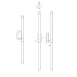 Бра ZORTES LORANO ZRS.1778.24 LED 24Вт от ImperiumLoft