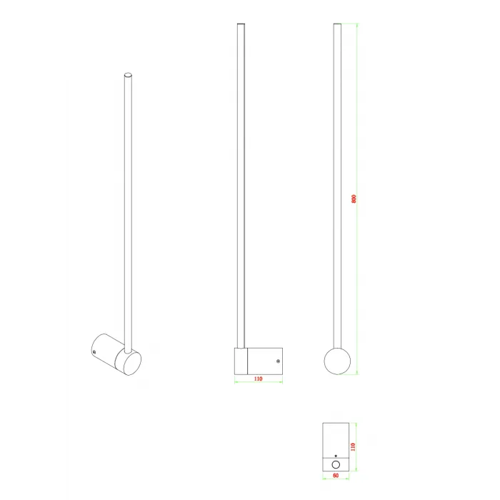 Бра ZORTES ANTO ZRS.90612.12 LED 12Вт от ImperiumLoft