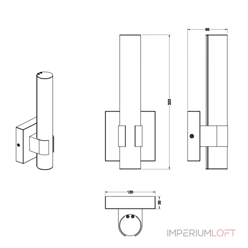 Бра ZORTES LUCIO ZRS.9108.01 LED 12Вт от ImperiumLoft Бра ZORTES LUCIO ZRS.9108.01 LED 12Вт от ImperiumLoft