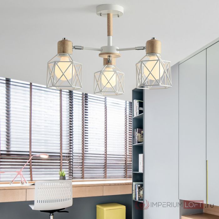 Потолочная люстра CORF B3 Champagne 3 lamps от ImperiumLoft
