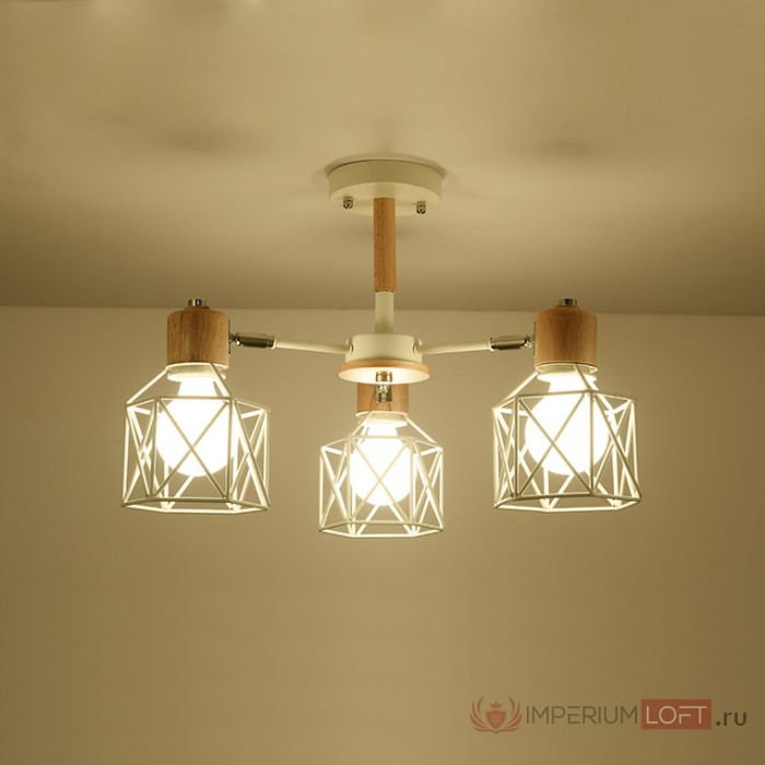 Потолочная люстра CORF B3 Champagne 3 lamps от ImperiumLoft