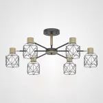 Потолочная люстра CORF B3 Black 6 lamps от ImperiumLoft