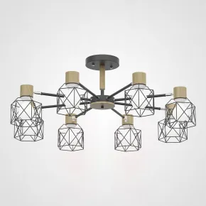 Потолочная люстра CORF B3 Black 8 lamps Потолочная люстра CORF B3 Black 8 lamps