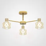 Потолочная люстра CORF B3 Yellow 3 lamps от ImperiumLoft