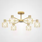 Потолочная люстра CORF B3 Yellow 6 lamps от ImperiumLoft